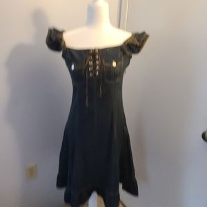 Unique Vintage Denim Dress